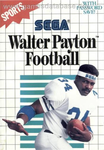 Cover Walter Payton Football for Master System II